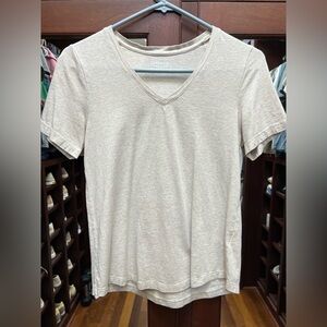 Orvis XS Perfect V-Neck Tee Heathered Oatmeal